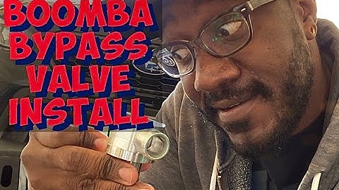 INSTALING THE BOOMBA BYPASS VALVE ON MY Subaru WRX!!