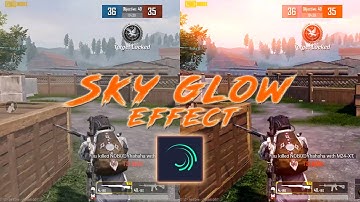 Sky Glow Effect Like After Effects In Phone | How To Add Sky Glow In Alight Motion Tutorial | SGT