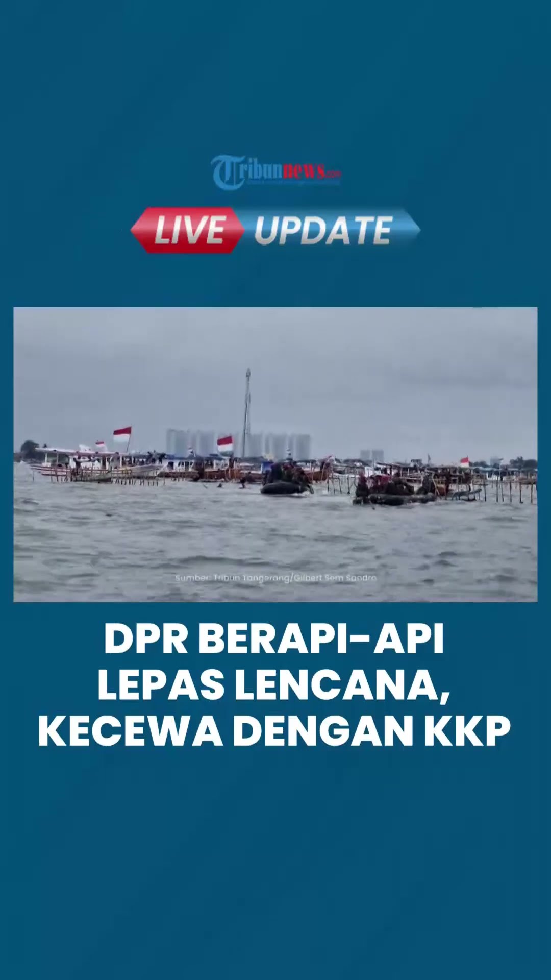 Kecewa dengan KKP yang Lalai Menyelesaikan Kasus Pagar Laut, Anggota DPR RI Lepas Lencana saat Rapat