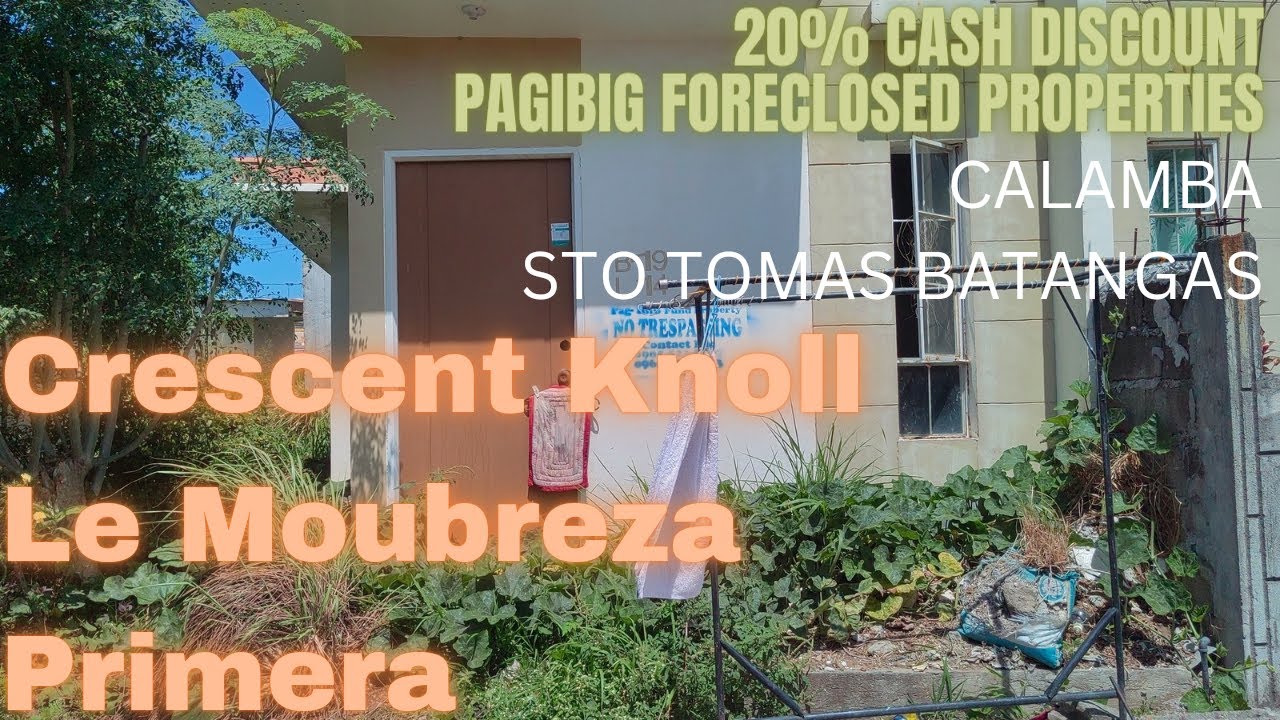 EP 63-UPDATES SA 3 PAGIBIG FORECLOSED HOUSES SA CALAMBA AT STO TOMAS WITTH 20%CASH DISCOUNT