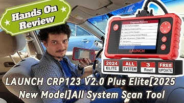 The Launch CRP123 OBD2 Scanner Demo and Review!