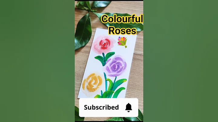 Easy Roses drawing #art #drawing #ytshorts #shorts #easy #cute #rose #love #beautiful #explorepage