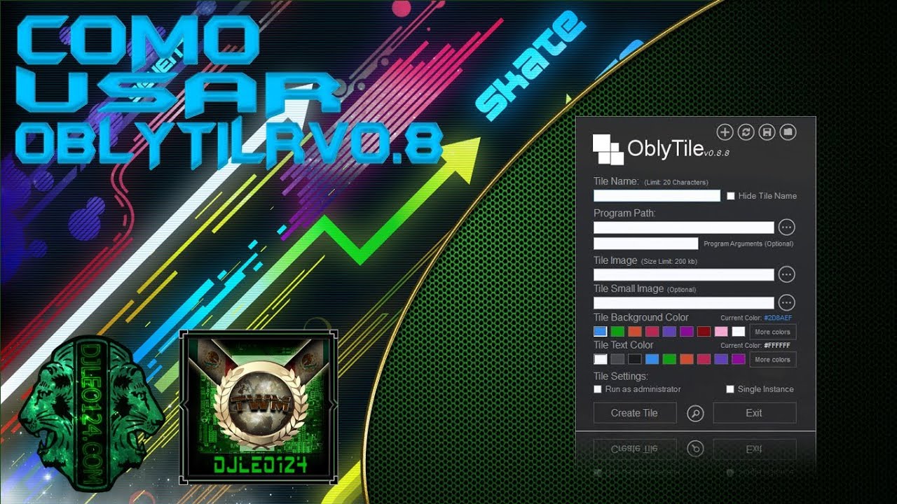 COMO USAR OblyTile v0.8.8 PARA WIN8 - YouTube