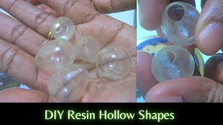 How to make resin hollow shapes in one minute!