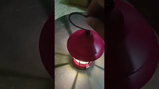 Multifunctional rechargeable stepless dimming handheld LED champing lamp vintage portable lantern
