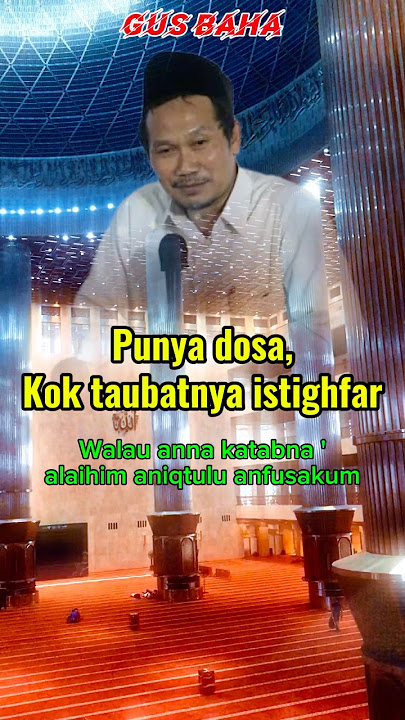 If you have a sin, repent and seek forgiveness!! Gus baha. ​⁠@Sentrasantri