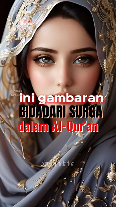 Inilah 9 Gambaran Bidadari‼️di Surga yang ada dalam Al-Qur'an‼️ @doachannela #dakwah #kajianislam