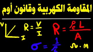 المقاومة الكهربية وقانون أوم والمقاومة النوعية  ثانوية عامة 2021 | نظام التابلت | مع مستر اسلام فرج