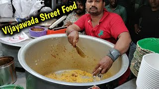 World Cheapest hyderabad Biryani in vijayawada Street || Only  __ Rs Per Plate