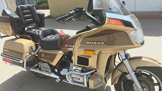 1985 Honda GL1200 Gold Wing Limited Edition Start Up