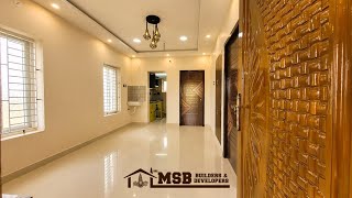 An Exquisite 800 Sq.ft 2BHK individual Home Wooden modular kitchan at Chennai  | #srimsbbuilders |