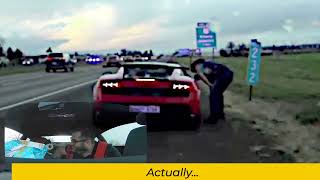 International Lamborghini vs. State Trooper Confusion