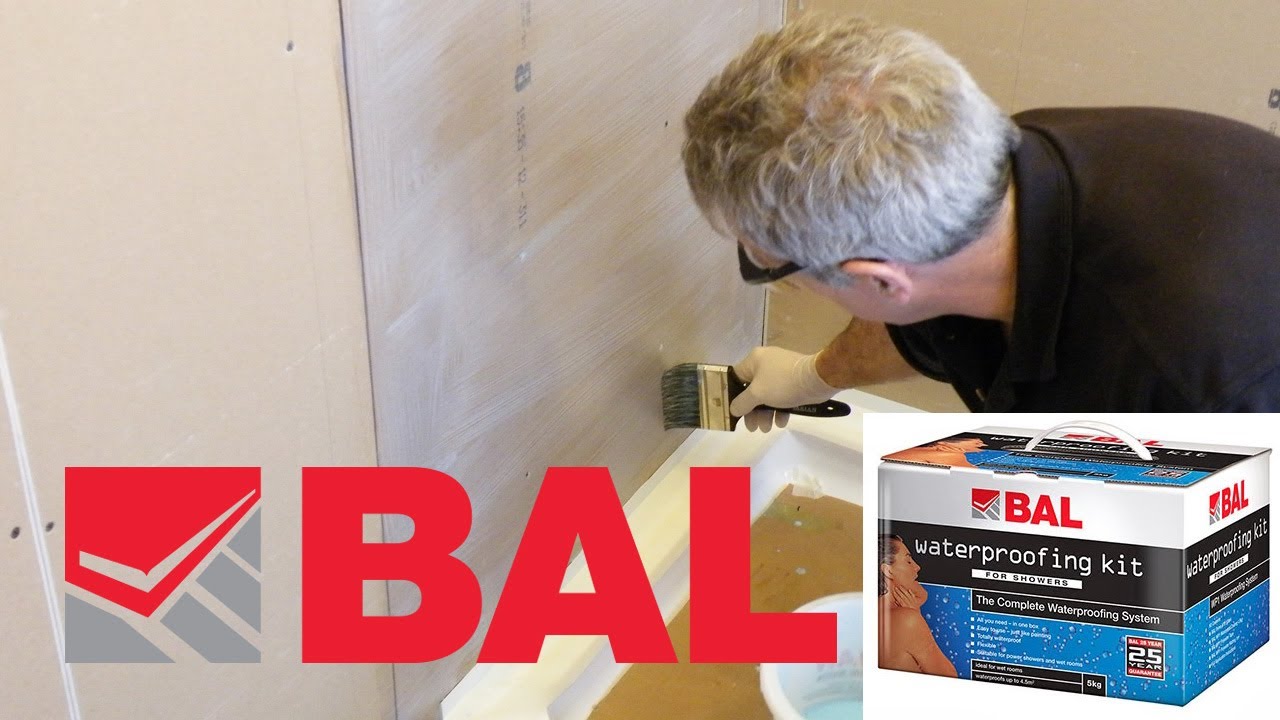How to Waterproof your Shower Walls the Proper Way with BAL Tanking