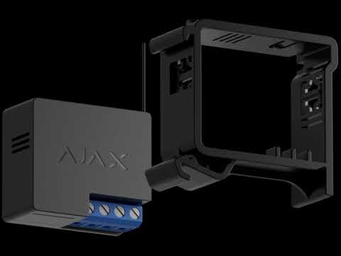 Кронштейн для кріплення Relay або WallSwitch на DIN-рейці DIN Holder AJAX, видео 1