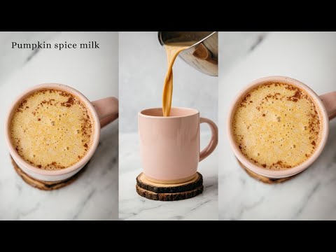 PUMPKIN SPICE MILK (Relaxing warm milk recipe)