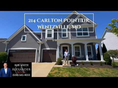 214 Carlton Point Dr, Wentzville, MO home video tour