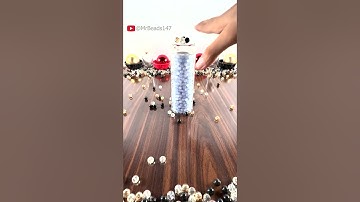 🌹 Beads Rolling Reverse | Satisfying ASMR Visual Calm