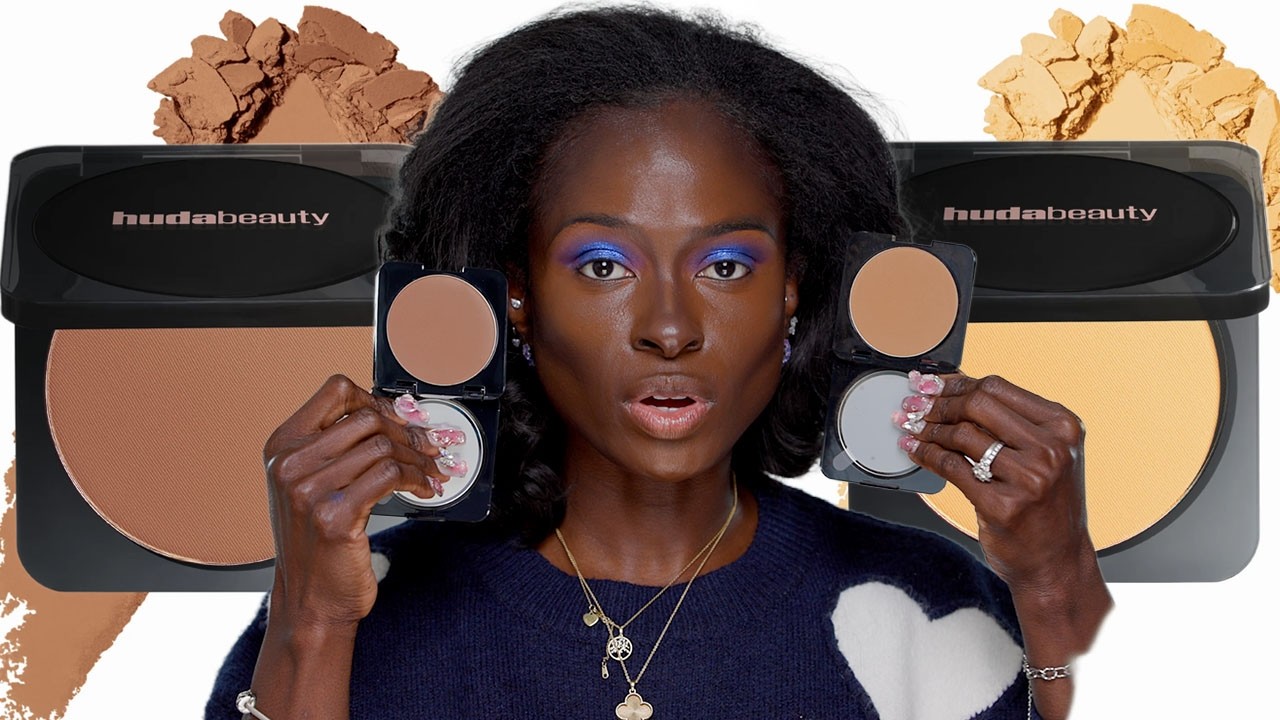 I'm Biased Against Huda's Pressed Powder? This Is Crazy!  // Ohemaa Bonsu
