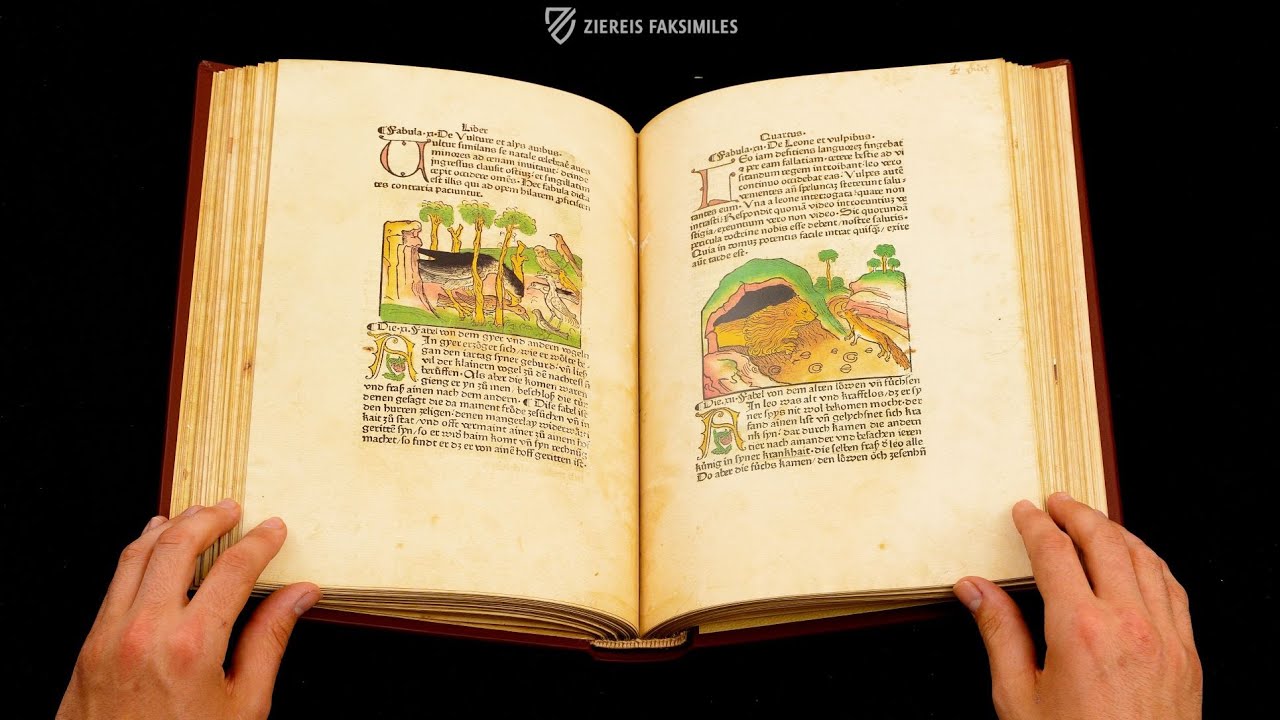 AESOPUS - VITA ET FABULAE - Browsing Facsimile Editions (4K / UHD)