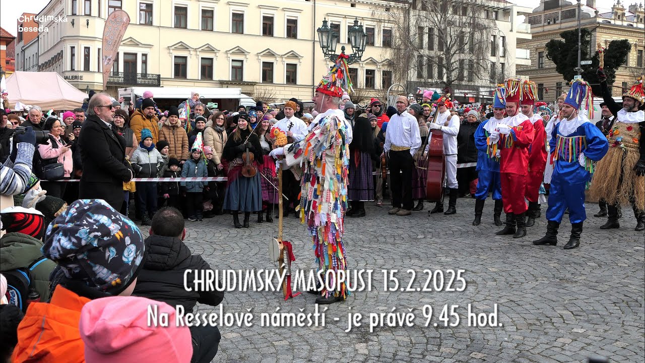 Masopustní jarmark – CHRUDIMSKÝ MASOPUST - RESSELOVO NÁMĚSTÍ – Chrudim 15.2.2025