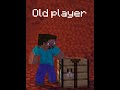 Minecraft Old player VS New player