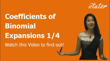 💯 Finding Coefficients of Binomial Expansions 1/4. Watch this video!