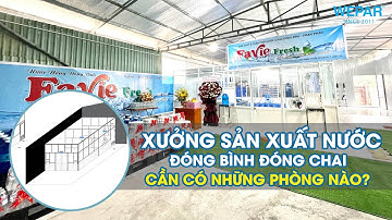 Cần thiết kế mở xưởng sản xuất nước đóng bình đóng chai như thế nào hợp quy?