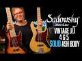 NEW! SADOWSKY MetroLine SOLIDBODY 21-Fret Vintage J/J Bass 4 &amp; 5 | Demo w. Lars Lehmann