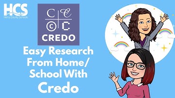 How to use Credo Reference as a reference database for research