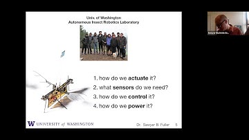Sawyer B. Fuller: Autonomous Insect-sized Robots
