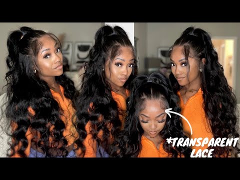 This LACE makes a FLAWLESS Install !! 1/2 up 1/2 down 13X6 lace