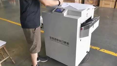 1710Z Automatic booklet Maker Folding Machine Hohner Stitching