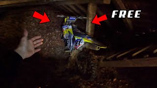 FOUND A FREE DIRT BIKE Barn Find! (Its Working!) by FRAYER 60,886 views 1 year ago 4 minutes, 1 second