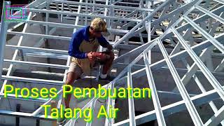 #cempeh #Indramayu Membuat rangka untuk talang air