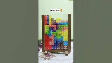 playing colorful Tetris puzzle blocks #satisfying #colorful #tetris #games #tetrisgame#puzzle #asmr