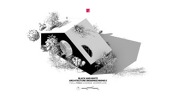 FAST Black and White Architecture Drawings and Diagrams in Rhino 8