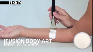 Fusion Body Art Pearl Fairy White Face Paint Swatch screenshot 2