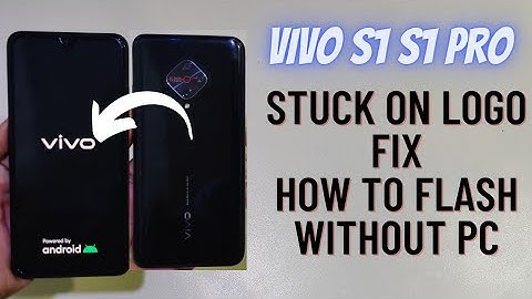 Vivo 1920 Stuck On Logo Flash Without Pc | Vivo S1 Pro Auto Reboot Issue Solved
