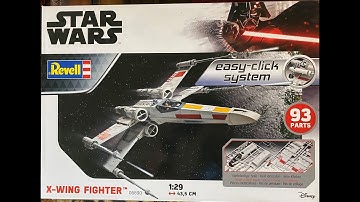 Revell 1/29 X-wing model build video 2/6