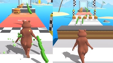 Body run 3D all levels walkthrough gameplay android iOS #1-3