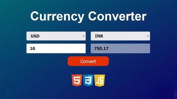 Currency Converter in JavaScript | Invention tricks