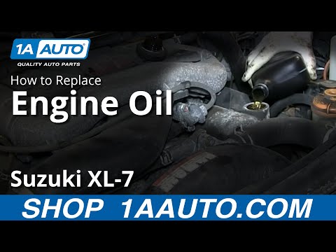 How To Do an Engine Oil Change 98-06 Suzuki XL-7
