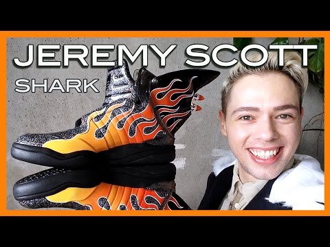 adidas x JEREMY SCOTT Flame Pattern Track Jacket Size XS