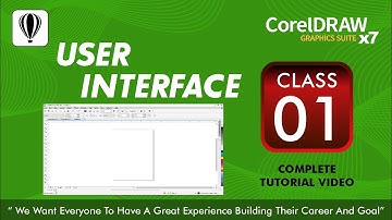CorelDraw User Interface | Tutorial For Beginners | CorelDraw x17  Class 1 | Hindi / Urdu