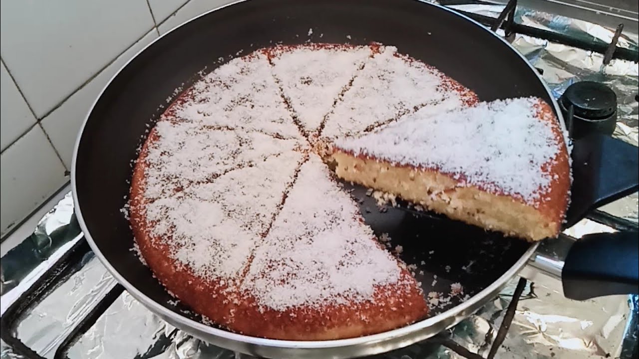 بسبوسة المقلاة كتجي هشيشة ولذيذة ونااجحة من أول تجربة مع كل الخطوات