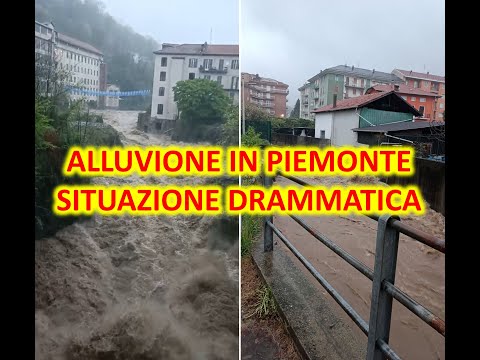 Maltempo in Piemonte, situazione drammatica: alluvione in corso. Sarà una notte da incubo