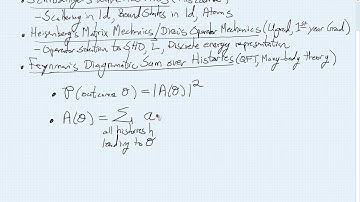L41.2 Feynman Sum Over Histories