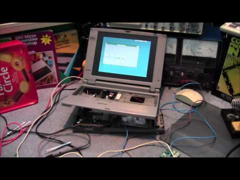 Dead 1995 Toshiba Laptop Repair & Cleanup ( 410CDT Satellite Pro )