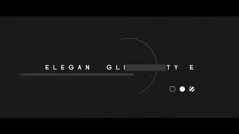 Curve Glitch Elegant Intro - After Effects Template