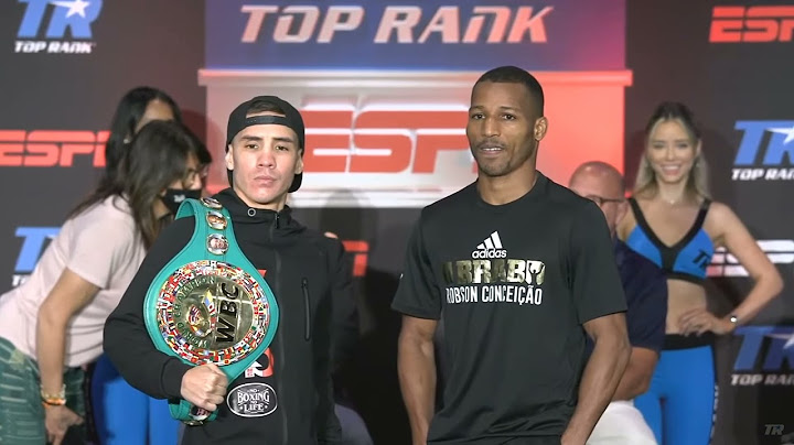 Boxe - Robson Conceição vs Oscar Valdez - título do superpenas Conselho Mundial de Boxe - Encarada !